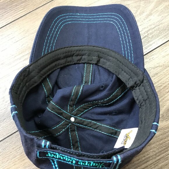 Wild Wear "Happy Camper" Hat, Cap Embroidered Patch Women's OS Fits‎ Most Cotton - Picture 11 of 14